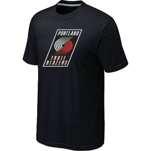 NBA Men's Portland Trail Blazers Big & Tall Primary Logo T-Shirt - Black
