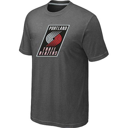 NBA Men's Portland Trail Blazers Big & Tall Primary Logo T-Shirt - Dark Grey