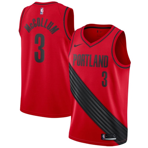 Rare Exclusive Nike 2020 Portland Blazers Rip City Cj McCollum Authentic  jersey!